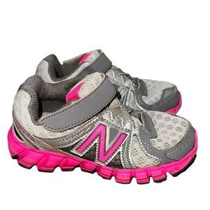 New Balance 750 V2 KV750SPI Pink Gray Casual Shoes Hook & Loop Toddler Girls 7M